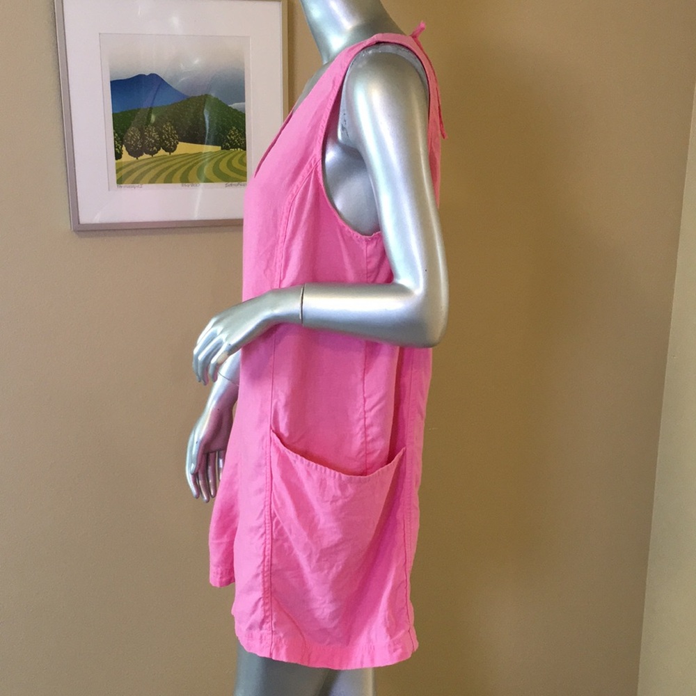 ATHLETA | Retreat Linen Romper In Raphanus Pink 🩷 - Picture 10 of 16
